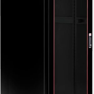 ROLINE 19 Zoll Netzwerkschrank Basic 42 800x1000 BxT Glastür schwarz (26.21.0213)