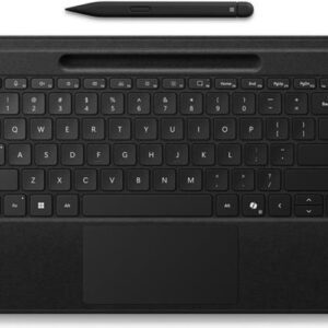 Microsoft SrPro Flex KeybWSlimPen AZBE BLACK - Tastatur (Y8U-00007)