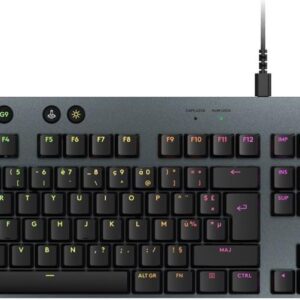 Logitech G G915 X - Tastatur - Hintergrundbeleuchtung - USB - AZERTY - Französisch - Tastenschalter: GL Tactile - Schwarz (920-012939)