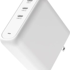 Creative - Netzteil - 140 Watt - Power Delivery 3,1, Ultra Fast Charge, Apple 2,4A, QC 4,0+ - 3 Ausgabeanschlussstellen (24 pin USB-C) - weiß (51MZ0525AA000)