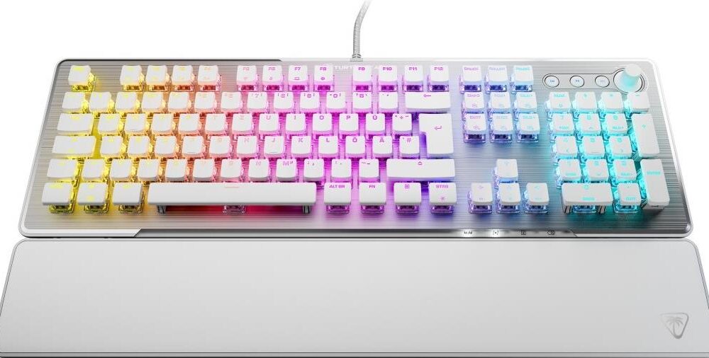 TURTLE BEACH Gaming-Tastatur Vulcan II Weiß, Linear (00226430)