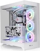 Thermaltake CTE E550 TG - Mid tower - E-ATX - Seitenteil mit Fenster (gehärtetes Glas) - keine Spannungsversorgung (PS/2) - snow - USB/Audio