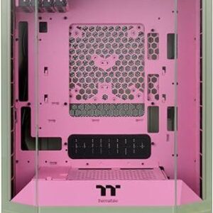 Thermaltake The Tower 300 - Micro Tower - mini ITX / micro ATX - Seitenteil mit Fenster (gehärtetes Glas) - keine Spannungsversorgung (PS/2) - Matcha-Pflaume - USB/Audio (CA-1Y4-00SJWN-00)