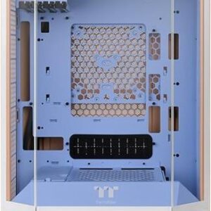 Thermaltake The Tower 300 - Micro Tower - micro ATX - Seitenteil mit Fenster (gehärtetes Glas) - keine Spannungsversorgung (PS/2) - Peach Fuzz - USB/Audio (CA-1Y4-00SKWN-00)