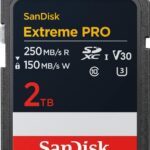 SanDisk Extreme Pro - Flash-Speicherkarte - 2TB - Video Class V30 / UHS-I U3 / Class10 - SDXC UHS-I (SDSDXXD-2T00-GN4IN)