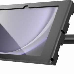 Compulocks Surface GO 1-4 Gen Apex Enclosure Swing Wall Mount - Befestigungskit (Gehäuse) - freiliegende Front-/Rückkamera und Sensoren - für Tablett - Swing - verriegelbar - Metallrahmen - Schwarz - Bildschirmgröße: 31,5 cm (12,4") - Wandmontage - für Microsoft Surface Go (827B510APXB)