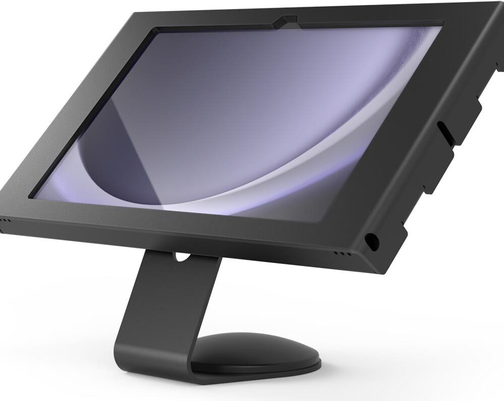 Compulocks Galaxy Tab S9+/S9FE+ 12,4" Apex Enclosure Core Stand Black - Aufstellung - für Tablett - verriegelbar - Metallrahmen - Schwarz - Bildschirmgröße: 31,5 cm (12,4") - für Samsung Galaxy Tab S9 FE+ (111B124GAPXB)