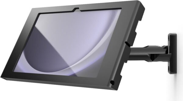 Compulocks Galaxy Tab S9/S9FE 10,9" Apex Enclosure Swing Wall Mount Black - Befestigungskit - swing arm, exposed front/back camera and sensors - für Tablett - verriegelbar - Metallrahmen - Schwarz - Bildschirmgröße: 27,7 cm (10,9") - Wandmontage - für Samsung Galaxy Tab S9 FE (827B109GAPXB)