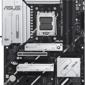 ASUS PRIME X870-P WIFI - Motherboard - ATX - Socket AM5 - AMD X870 Chipsatz - USB4, USB 3,2 Gen 2, USB-C 3,2 Gen2, USB 3,2 Gen 1 - Wi-Fi 7, Bluetooth, 2,5 Gigabit LAN - Onboard-Grafik (CPU erforderlich) - HD Audio (8-Kanal) (90MB1IS0-M0EAY0)