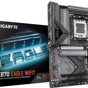 Gigabyte X870 EAGLE WIFI7 - Motherboard - ATX - Socket AM5 - AMD X870 Chipsatz - USB-C 3,2 Gen 2x2, USB4, USB 3,2 Gen 1, USB 3,2 Gen 2 - 2,5 Gigabit LAN, Bluetooth, Wi-Fi 7 - Onboard-Grafik (CPU erforderlich) - HD Audio (8-Kanal) (X870 EAGLE WIFI7)