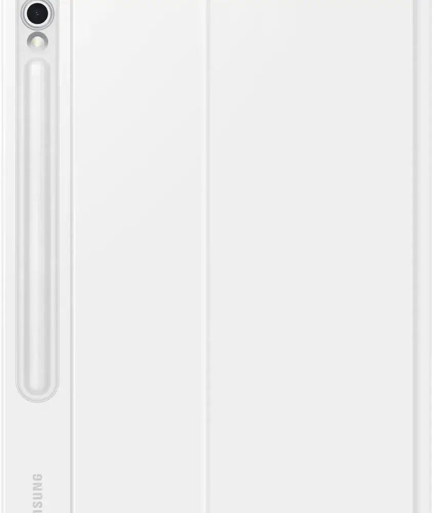 Samsung EF-DX825 - Tastatur und Foliohülle (Buch-Cover) - KI-Taste - mit Touchpad - kabellos - POGO pin, Bluetooth - weiß Tastatur, weiß Gehäuse - für Galaxy Tab S10+, Tab S9 FE+, Tab S9+ (EF-DX825BWGGDE)