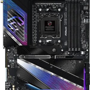 ASRock Phantom Gaming X870E NOVA WiFi - Motherboard - ATX - Socket AM5 - AMD X870E Chipsatz - USB4, USB 3,2 Gen 1, USB 3,2 Gen 2, USB-C 3,2 Gen 2x2 - 5 Gigabit Ethernet, Wi-Fi 7, Bluetooth - Onboard-Grafik (CPU erforderlich) - HD Audio (8-Kanal) (90-MXBPX0-A0UAYZ)