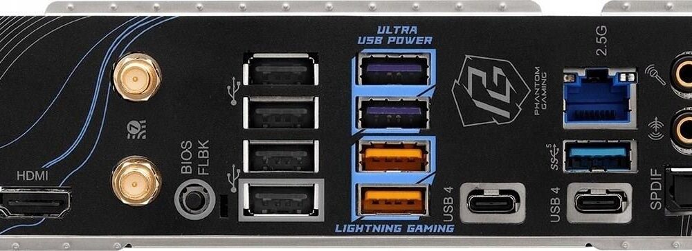 ASRock Phantom Gaming X870 RIPTIDE WiFi - Motherboard - ATX - Socket AM5 - AMD X870 Chipsatz - USB4, USB 3,2 Gen 1, USB 3,2 Gen 2, USB-C 3,2 Gen 2x2 - 2,5 Gigabit LAN, Wi-Fi 7, Bluetooth - Onboard-Grafik (CPU erforderlich) - HD Audio (8-Kanal) (90-MXBPP0-A0UAYZ)