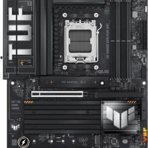ASUS TUF GAMING X870-PLUS WIFI - Motherboard - ATX - Socket AM5 - AMD X870 Chipsatz - USB4, USB-C 3,2 Gen 2x2, USB 3,2 Gen 2, USB 3,2 Gen 1 - Wi-Fi 7, 2,5 Gigabit LAN, Bluetooth - Onboard-Grafik (CPU erforderlich) - HD Audio (8-Kanal) (90MB1IU0-M0EAY0)