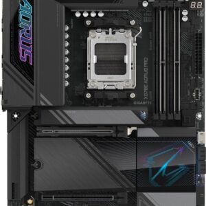 GIGABYTE AORUS X870E PRO - Motherboard - ATX - Socket AM5 - AMD X870E Chipsatz - USB-C 3,2 Gen 2x2, USB4, USB 3,2 Gen 1, USB 3,2 Gen 2 - 2,5 Gigabit LAN, Bluetooth, Wi-Fi 7 - Onboard-Grafik (CPU erforderlich) - HD Audio (8-Kanal) (X870E AORUS PRO)