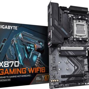Gigabyte X870 GAMING WIFI6 - Motherboard - ATX - Socket AM5 - AMD X870 Chipsatz - USB4, USB 3,2 Gen 2, USB 3,2 Gen 1, USB-C 3,2 Gen 2x2 - 2,5 Gigabit LAN, Wi-Fi 6, Bluetooth - Onboard-Grafik (CPU erforderlich) - HD Audio (8-Kanal) (X870 GAMING P WF6)