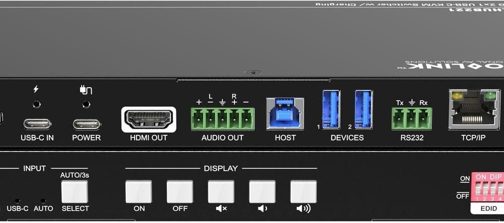 VivoLink 4K Presentation HDMI and USB-C to HDMI+USB3.0 - Digital/Daten (VLHUB221)