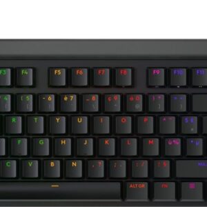 Logitech G G515 - Tastatur - TKL - Hintergrundbeleuchtung - USB - AZERTY - Französisch - Tastenschalter: GL Tactile - Schwarz (920-012880)
