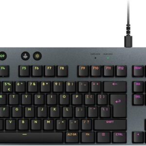 Logitech G G915 X - Tastatur - Hintergrundbeleuchtung - USB - QWERTY - US International - Tastenschalter: GL Tactile - Schwarz (920-012942)