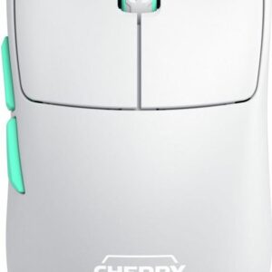 CHERRY Xtrfy M68 - Maus - optisch - 5 Tasten - kabellos - 2,4 GHz - kabelloser Empfänger (USB) - weiß (CX-M68W-WHITE)