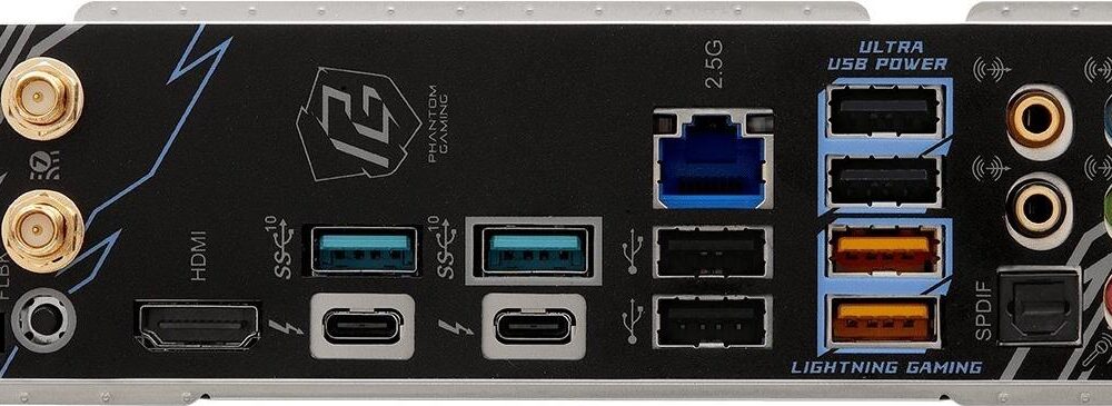 ASRock Phantom Gaming Z890 LIGHTNING WIFI - Motherboard - ATX - LGA1851-Sockel - Z890 Chipsatz - USB4, USB-C 3,2 Gen 2x2, USB 3,2 Gen 2, USB 3,2 Gen 1 - 2,5 Gigabit LAN, Wi-Fi 7, Bluetooth - Onboard-Grafik (CPU erforderlich) - HD Audio (8-Kanal) (90-MXBPG0-A0UAYZ)