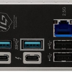 ASRock Phantom Gaming Z890 LIGHTNING WIFI - Motherboard - ATX - LGA1851-Sockel - Z890 Chipsatz - USB4, USB-C 3,2 Gen 2x2, USB 3,2 Gen 2, USB 3,2 Gen 1 - 2,5 Gigabit LAN, Wi-Fi 7, Bluetooth - Onboard-Grafik (CPU erforderlich) - HD Audio (8-Kanal) (90-MXBPG0-A0UAYZ)