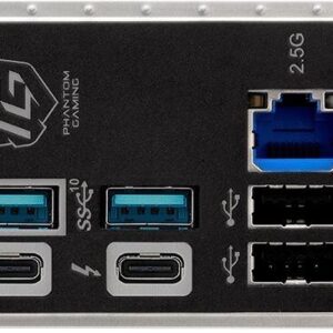 ASRock Phantom Gaming Z890 RIPTIDE WIFi - Motherboard - ATX - LGA1851-Sockel - Z890 Chipsatz - USB4, USB 3,2 Gen 2, USB 3,2 Gen 1 - Wi-Fi 7, 2,5 Gigabit LAN - Onboard-Grafik (CPU erforderlich) - HD Audio (8-Kanal) (90-MXBPB0-A0UAYZ)