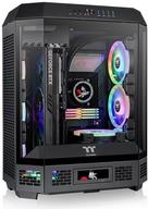 Thermaltake The Tower 600 - Mid tower - ATX - Seitenteil mit Fenster (gehärtetes Glas) - keine Spannungsversorgung (PS/2) - Schwarz - USB/Audio (CA-1Z1-00M1WN-00)