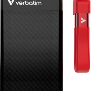 Verbatim Pocket SSD USB 3.2 1TB Black/Red (32192)
