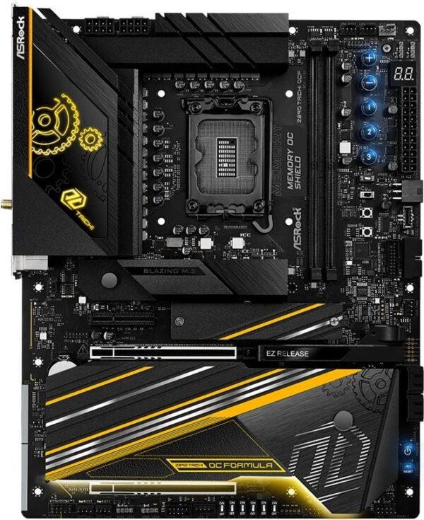 ASRock Z890 TAICHI OCF - Motherboard - ATX - LGA1851-Sockel - Z890 Chipsatz - USB4, USB-C 3,2 Gen 2x2, USB 3,2 Gen 1, USB 3,2 Gen 2 - 5 Gigabit Ethernet, Wi-Fi 7, Bluetooth - Onboard-Grafik (CPU erforderlich) - HD Audio (8-Kanal) (90-MXBPM0-A0UAYZ)