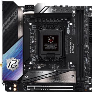 ASRock Phantom Gaming Z890I NOVA WIFI - Motherboard - Mini-ATX - LGA1851-Sockel - Z890 Chipsatz - USB4, USB 3,2 Gen 2, USB-C 3,2 Gen 2x2, USB 3,2 Gen 1 - 5 Gigabit Ethernet, Wi-Fi 7, Bluetooth - Onboard-Grafik (CPU erforderlich) - HD Audio (8-Kanal) (90-MXBPN0-A0UAYZ)