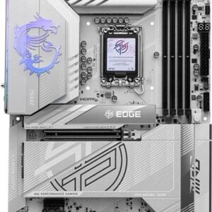 MSI MPG Z890 EDGE TI WIFI - Motherboard - ATX - LGA1851-Sockel - Z890 Chipsatz - USB4, USB 3,2 Gen 1, USB 3,2 Gen 2, USB-C 3,2 Gen 2x2, USB-C 3,2 Gen2 - 5 Gigabit Ethernet, Wi-Fi 7, Bluetooth - Onboard-Grafik (CPU erforderlich) - HD Audio (8-Kanal) (7E19-001R)