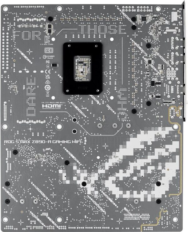 ASUS ROG STRIX Z890-A GAMING WIFI - Motherboard - ATX - LGA1851-Sockel - Z890 Chipsatz - USB-C 3,2 Gen 2x2, USB 3,2 Gen 1, USB 3,2 Gen 2, USB-C 3,2 Gen2, USB4 - 2,5 Gigabit LAN, Wi-Fi 7, Bluetooth - Onboard-Grafik (CPU erforderlich) - HD Audio (8-Kanal) (90MB1I90-M0EAY0)