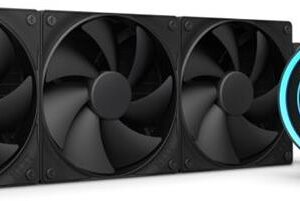 NZXT Kraken Elite 360 - Prozessor-Flüssigkeitskühlsystem - mit LCD-Display - Kühlergröße: 360 mm - (für: LGA1851, LGA1700, LGA1200, LGA115x Socket, AM4, AM5) - Kupfer - 120 mm - mattschwarz (RL-KN36E-B2)