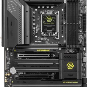 MSI MAG Z890 TOMAHAWK WIFI - Motherboard - ATX - LGA1851-Sockel - Z890 Chipsatz - USB 3,2 Gen 1, USB 3,2 Gen 2, USB-C 3,2 Gen2, USB4, USB-C 3,2 Gen 2x2 - 5 Gigabit Ethernet, Wi-Fi 7, Bluetooth - Onboard-Grafik (CPU erforderlich) - HD Audio (8-Kanal) (7E32-001R)