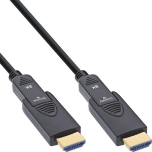 InLine HDMI AOC Kabel Ultra High Speed HDMI 8K4K Stecker abnehmbar 25m - Kabel - Audio/Multimedia (17925O)