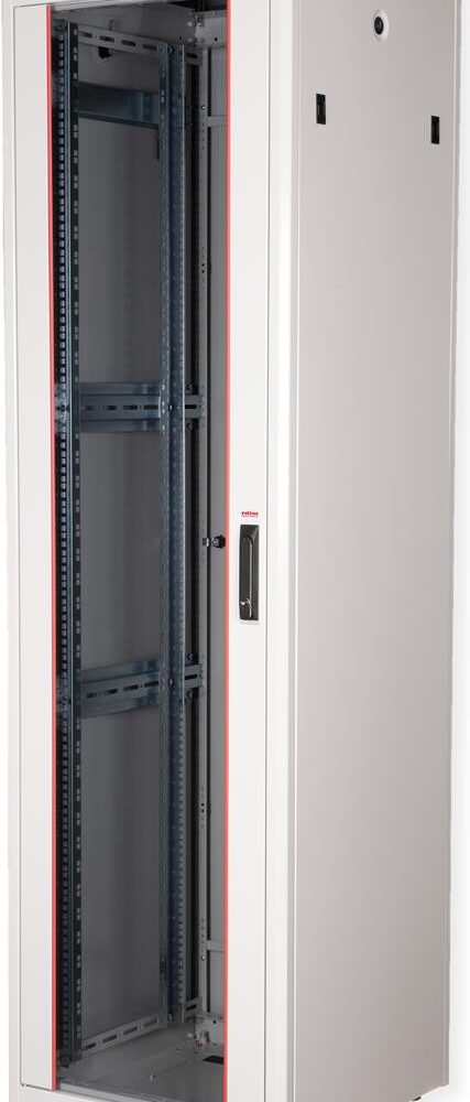 Roline Pro - Schrank Netzwerkschrank - mit Glastür, 600 x 600 mm (B x T) - RAL 7035, Hellgrau - 42HE - 48.3 cm (19") (26.21.0062)