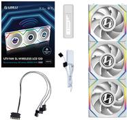 Lian Li UNI FAN SL Wireless LCD Lüfter ARGB PWM 3er-Pack inkl. Controller - 120 mm (12SLLCD1W3W)