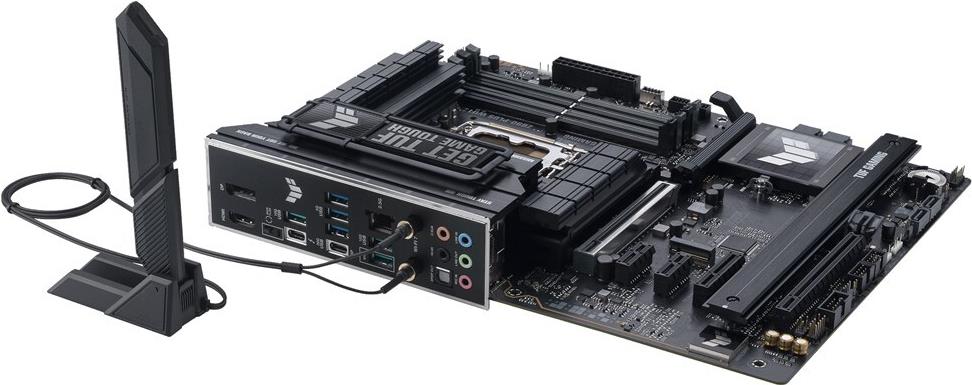 ASUS TUF GAMING Z890-PLUS WIFI - Motherboard - ATX - LGA1851-Sockel - Z890 Chipsatz - USB4, USB-C 3,2 Gen 2x2, USB 3,2 Gen 2, USB 3,2 Gen 1 - Wi-Fi 7, Bluetooth, 2,5 Gigabit LAN - Onboard-Grafik (CPU erforderlich) - HD Audio (8-Kanal) (90MB1IQ0-M0EAY0)