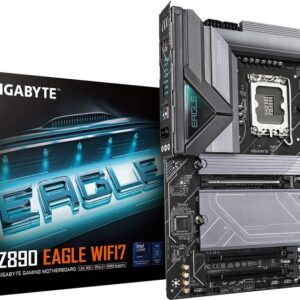 Gigabyte Z890 EAGLE WIFI7 - Motherboard - ATX - LGA1851-Sockel - Z890 Chipsatz - USB4, USB 3,2 Gen 2, USB 3,2 Gen 1, USB-C 3,2 Gen2 - Bluetooth, Wi-Fi 7, 2,5 Gigabit LAN - Onboard-Grafik (CPU erforderlich) - HD Audio (8-Kanal) (Z890 EAGLE WIFI7)