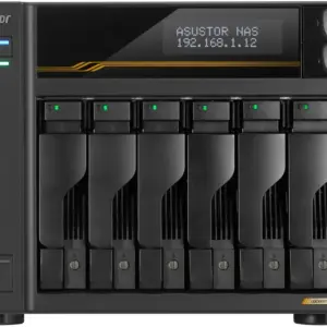 ASUSTOR AS6806T Gen3 Lockerstor 6 NAS System 6-bay (90-AS6806T00-MF30)