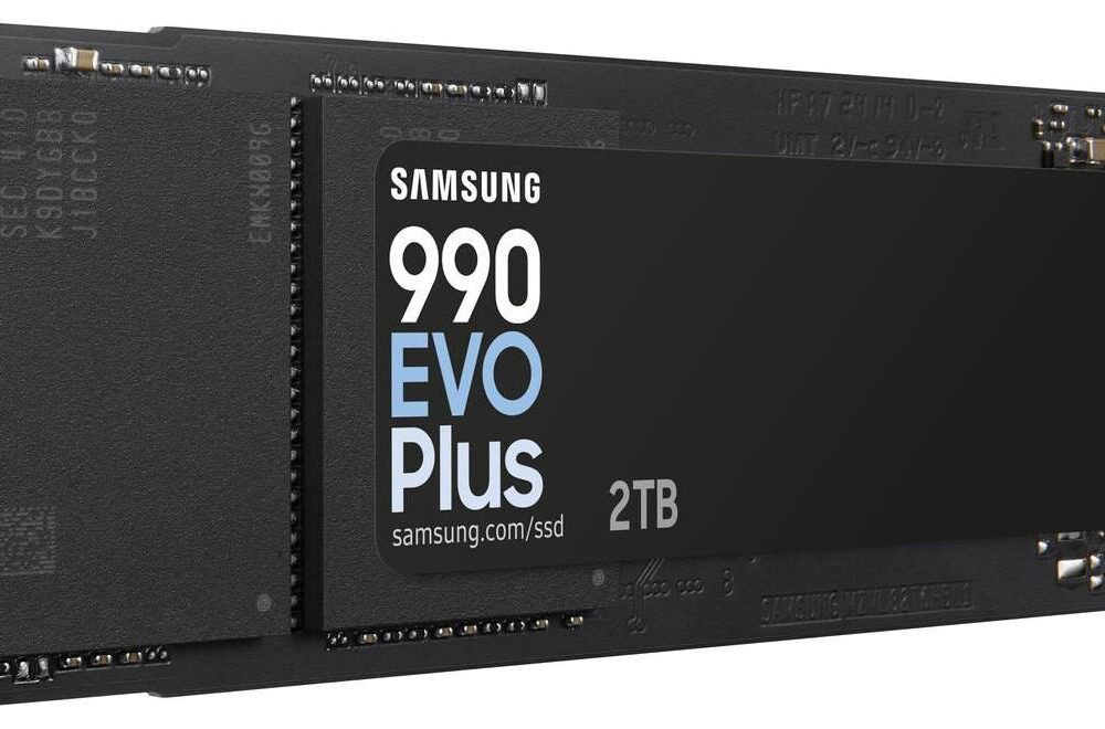 Samsung 990 EVO Plus MZ-V9S2T0 - SSD - verschlüsselt - 2TB - intern - M.2 2280 - PCIe 5,0 x2 (NVMe) - 256-Bit-AES - TCG Opal Encryption 2,0 (MZ-V9S2T0BW)