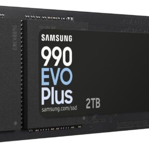 Samsung 990 EVO Plus MZ-V9S2T0 - SSD - verschlüsselt - 2TB - intern - M.2 2280 - PCIe 5,0 x2 (NVMe) - 256-Bit-AES - TCG Opal Encryption 2,0 (MZ-V9S2T0BW)