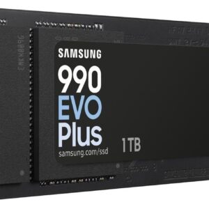 Samsung 990 EVO Plus MZ-V9S1T0 - SSD - verschlüsselt - 1TB - intern - M.2 2280 - PCIe 5,0 x2 (NVMe) - 256-Bit-AES - TCG Opal Encryption 2,0 (MZ-V9S1T0BW)
