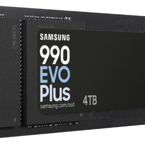 Samsung 990 EVO Plus MZ-V9S2T0 - SSD - verschlüsselt - 4TB - intern - M.2 2280 - PCIe 5,0 x2 (NVMe) - 256-Bit-AES - TCG Opal Encryption 2,0 (MZ-V9S4T0BW)