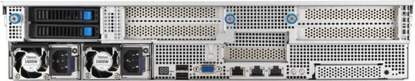 ASUS Barebone Rack Server RS520A-E12-RS12U/1G/1.6kW/12NVMe/FAN/RH/OCP/GPU 2U Single Sockel SP5 (90SF02G1-M002Y0)