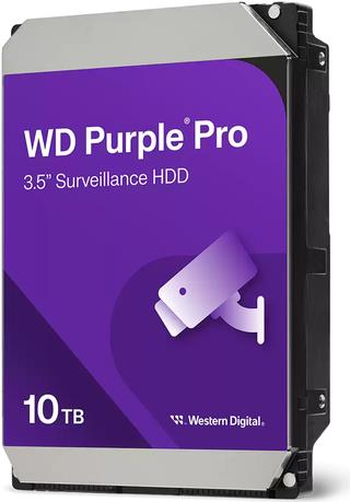 WD Purple Pro WD102PURP - Festplatte - 10TB - intern - 3,5" (8,9 cm) - SATA 6Gb/s - 7200 rpm - Puffer: 512MB (WD102PURP)