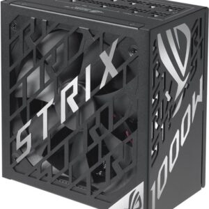 ASUS ROG Strix - Netzteil (intern) - ATX12V 3,1 - EPS12V - 80 PLUS Platinum - Wechselstrom 100-240 V - 1000 Watt - aktive PFC (90YE00W1-B0NA00)
