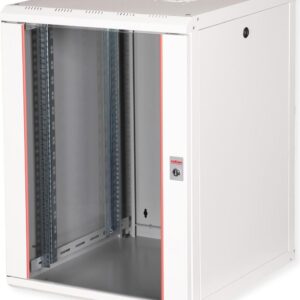 Roline Pro - Schrank Netzwerkschrank - 600 x 600 mm (B x T) - geeignet für Wandmontage - Hellgrau, RAL 7035 - 16U - 48.3 cm (19") (26.21.0007)
