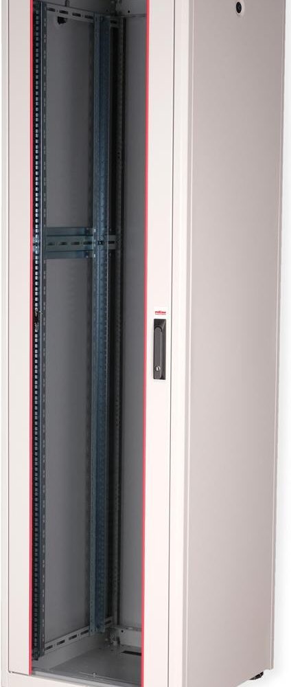 Roline Basic - Gehäuse Netzwerkschrank - mit Glastür, 600 x 600 mm (B x T) - RAL 7035, Hellgrau - 42HE - 48.3 cm (19") (26.21.0042)